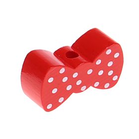 Bow motif bead 'red' 611 in stock 
