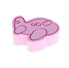 Airplane motif bead 'light pink' 806 in stock 