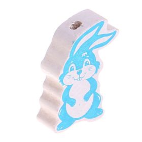 Motif bead rabbit 'light turquoise' 422 in stock 
