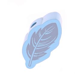 Motif bead feather 'baby blue - light gray' 795 in stock 