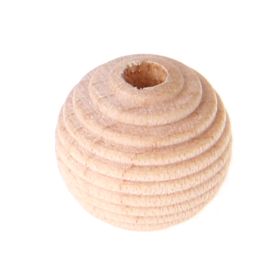 Rillenperlen 14mm • 10 Stück 'roh' 50 auf Lager