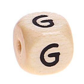 Buchstabenwürfel Holz geprägt 10 mm 'G' 697 auf Lager