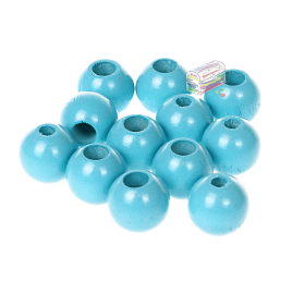 Safety beads 12mm - 25 pieces 'light turquoise' 92 in stock 