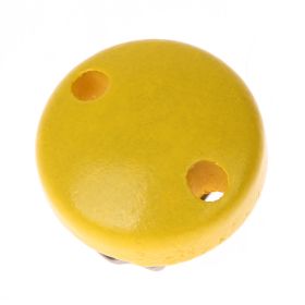 Ø30mm Schnullerclip / Holzclip mini - SALE 'gelb' 500 auf Lager