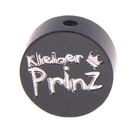 Motivperle Scheibe kleiner Prinz Glitzer 'grau' 456 auf Lager