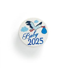 Motif bead disc Baby 2025 'baby blue' 14 in stock 