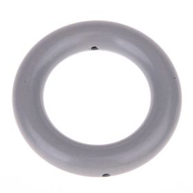 65mm wooden rings / grasping toy - SALE 'light gray' 696 in stock 