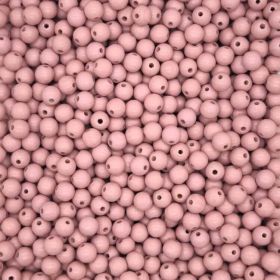 Pastel colored wooden beads 10mm - 50 pieces 'dusky pink' 31 in stock 