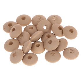 Watercolors wooden lenses 10mm - 50 pieces 'beige' 77 in stock 