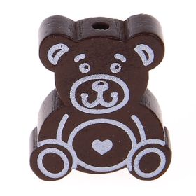 Motivperle Teddy 'braun' 118 auf Lager