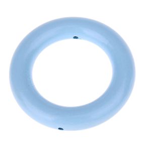 65mm wooden rings / grasping toy - SALE 'baby blue' 498 in stock 