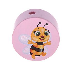 Motivperle Scheibe Biene 'rosa' 101 auf Lager