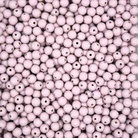 Pastel colored wooden beads 10mm - 50 pieces 'pastel pink' 33 in stock 