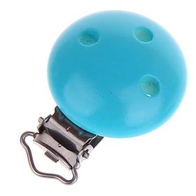 Holzclip ANGEBOT 'helltürkis' 337 auf Lager