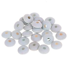 Watercolors wooden lenses 10mm - 50 pieces 'blue' 118 in stock 