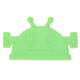 Robot teether for triangular scarf 'green' 6 in stock 