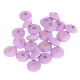 Watercolors wooden lenses 10mm - 50 pieces 'lilac' 68 in stock 