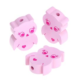 Motif bead owl sale 10 pieces 'light pink' 0 in stock 