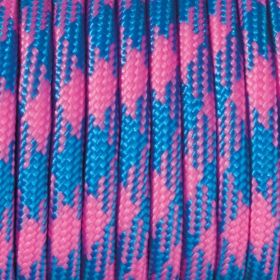 Paracord-Kordel Ø 4 mm • 1 Meter 'pink-blau' 124 auf Lager