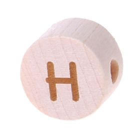 Letter beads disk laser engraving Ø 11 mm 'H' 405 in stock 