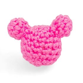 Crochet mouse 'baby pink' 136 in stock 