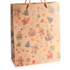 Geschenktüte Weihnachten (mittelgroß) 'bunt' 14 auf Lager