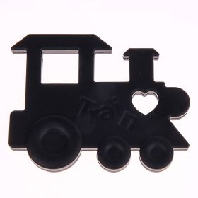 Teething ring locomotive 'black' 0 in stock 