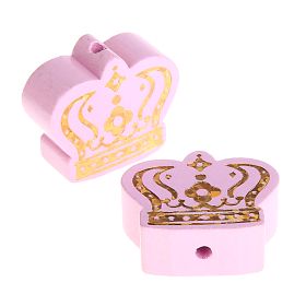 Motif bead royal crown gold glitter 'light pink' 0 in stock 