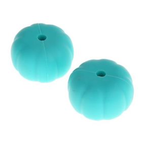 Silikonmotiv Kürbis 'helltürkis' 5 auf Lager