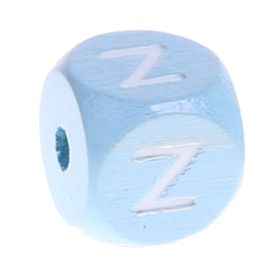 Letter beads baby blue 10x10mm 'Z' 341 in stock 