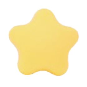 Silikonmotivperle Ministern 'sonnengelb' 92 auf Lager