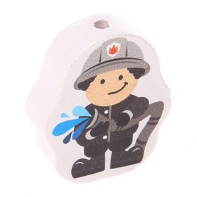 Motivperle Feuerwehrmann 'grau' 82 auf Lager