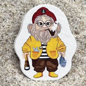 Motivperle Klabautermann 'weiß' 13 auf Lager