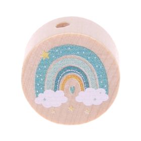 Motif bead rainbow disk  'mint' 76 in stock 