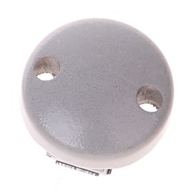 Schnullerclip mini / Holzclip Ø30mm 'hellgrau' 562 auf Lager
