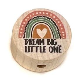 Motif bead "dream big little one" 'raw' 41 in stock 