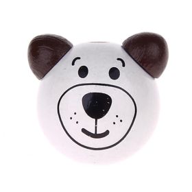 Tierkopf 3D Bärchen Bärenkopf 2 - SALE 'weiß' 799 auf Lager