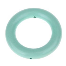 65mm wooden rings / grasping toy - SALE 'mint' 698 in stock 