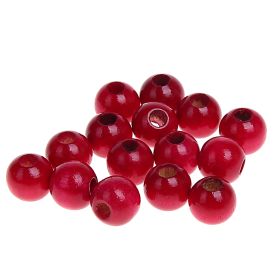 Holzperlen 8mm • 50 Stück 'bordeaux' 30 auf Lager