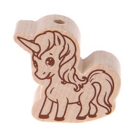 Unicorn II motif bead 'nature' 1028 in stock 