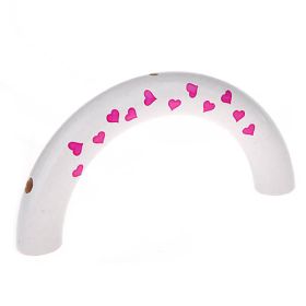 Half ring hearts 'white' 280 in stock 