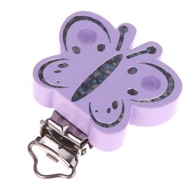 Glitter butterfly clip 'lilac' 238 in stock 