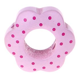 Motivperle Lochblume Punkte 'rosa' 0 auf Lager