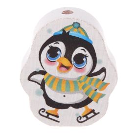 Penguin motif bead 'turquoise' 43 in stock 