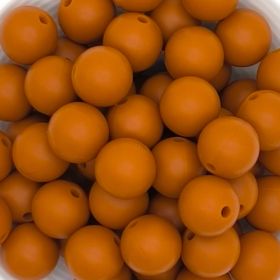 Silikonperle 9mm 'kaffeebraun' 187 auf Lager