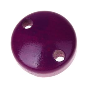 Ø30mm Schnullerclip / Holzclip mini - SALE 'purpur' 347 auf Lager