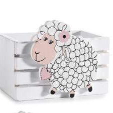 Osterkörbchen Schäfchen 'weiß' 13 auf Lager