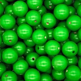 Holzperlen 25mm • 5 Stück 'grün' 149 auf Lager