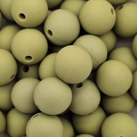 Silikonperle 12mm 'pistazie' 529 auf Lager