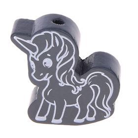 Unicorn II motif bead 'gray' 1786 in stock 
